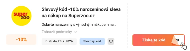 Jak využít slevový kód Superzoo.cz