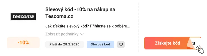 Jak využít slevový kupón Tescoma.cz