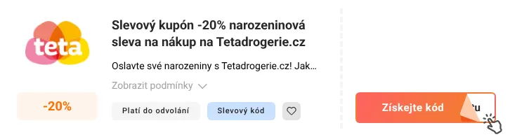 Jak využít slevový kupón Tetadrogerie.cz