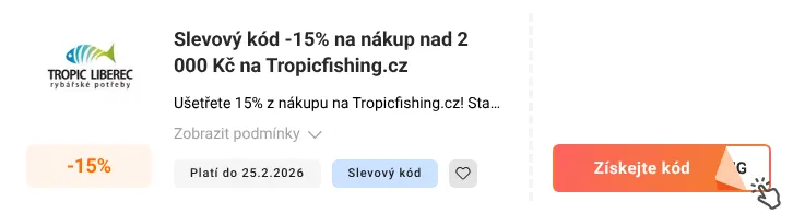 Jak využít slevový kód Tropicfishing.cz