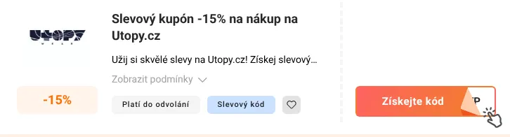 Jak využít slevový kód Utopy.cz