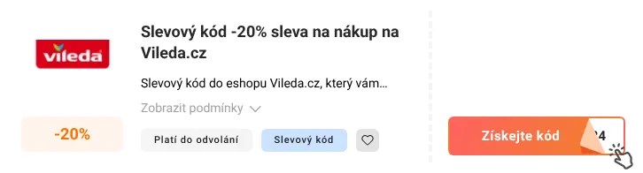 Jak využít slevový kupón Vileda.cz
