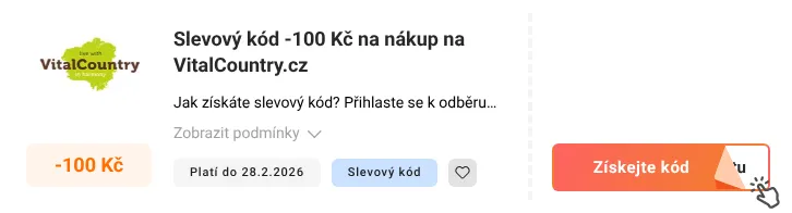 Jak využít slevový kupón VitalCountry.cz