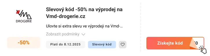 Jak využít slevový kupón Vmd-drogerie.cz