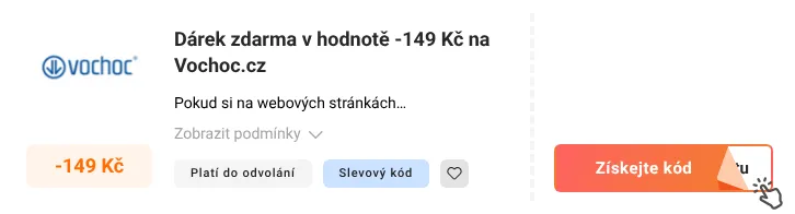 Jak využít slevový kód Vochoc.cz