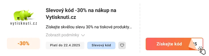 Jak využít promo kód Vytisknuti.cz