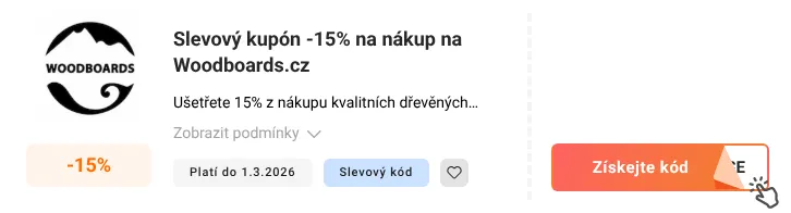 Jak využít slevový kupón Woodboards.cz