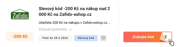 Jak využít slevový kód Zafido-eshop.cz
