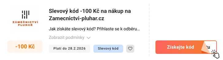 Jak využít slevový kupón Zamecnictvi-pluhar.cz