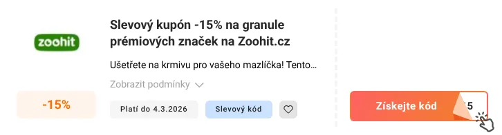Jak využít slevový kupón Zoohit.cz