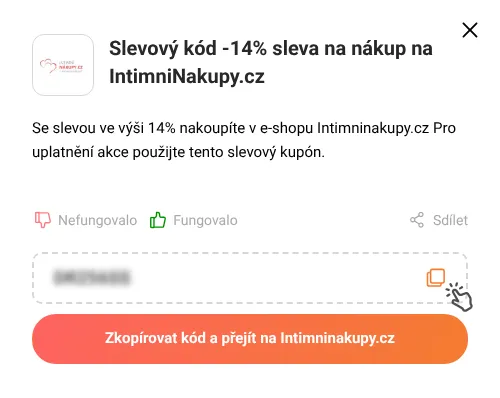 Návod jak zkopírovat slevový kupón Intimninakupy.cz