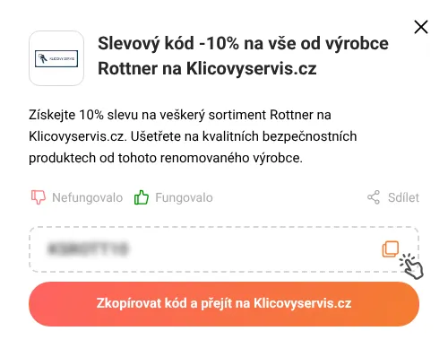 Návod jak zkopírovat slevový kupón Klicovyservis.cz