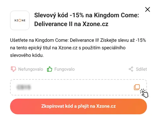 Návod jak zkopírovat slevový kupón Xzone.cz
