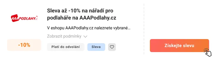 Jak využít slevu AAAPodlahy.cz