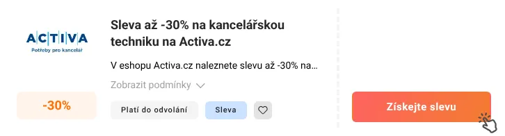 Jak využít slevu Activa.cz