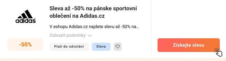 Jak využít slevu Adidas.cz