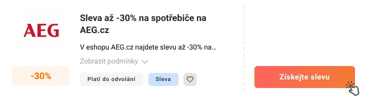 Jak využít slevu AEG.cz
