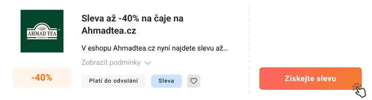 Jak využít slevu Ahmadtea.cz