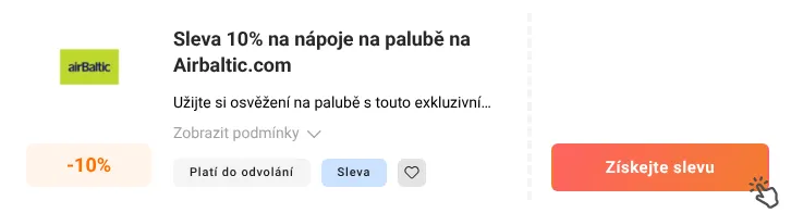 Jak využít slevu Airbaltic.com