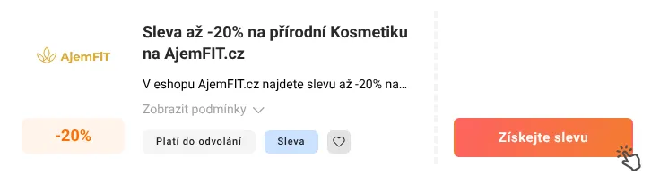 Jak využít slevu AjemFIT.cz