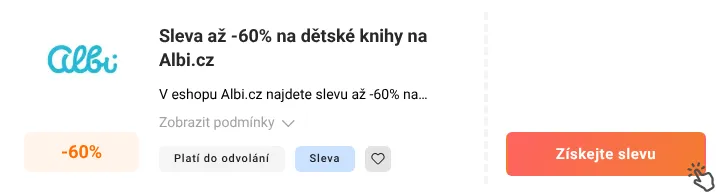 Jak využít slevu Albi.cz