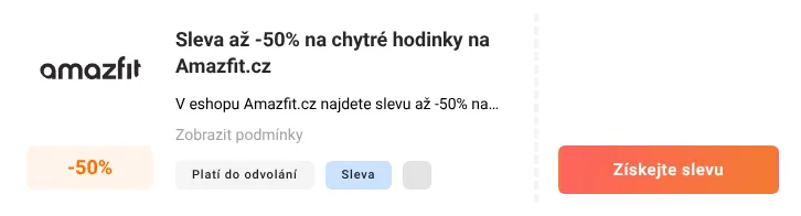 Jak využít slevu Amazfit.cz