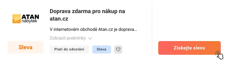 Jak využít slevu Atan.cz
