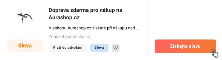 Jak využít slevu Aurashop.cz