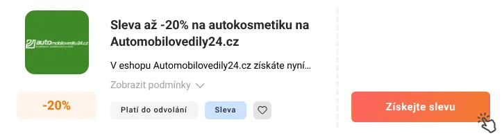 Jak využít slevu Automobilovedily24.cz