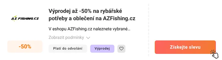 Jak využít slevu AZFishing.cz