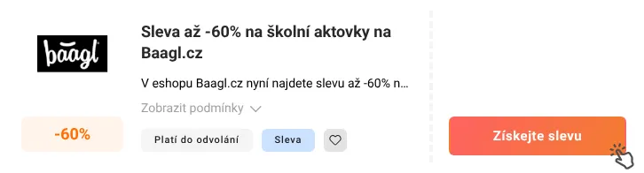 Jak využít slevu Baagl.cz