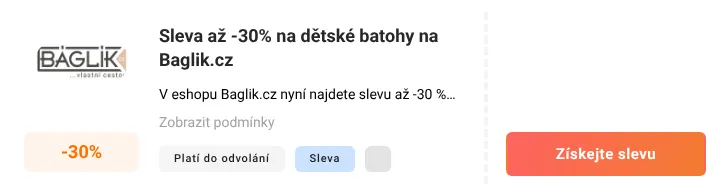 Jak využít slevu Baglik.cz