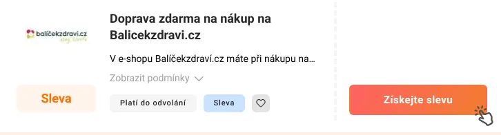Jak využít slevu Balicekzdravi.cz