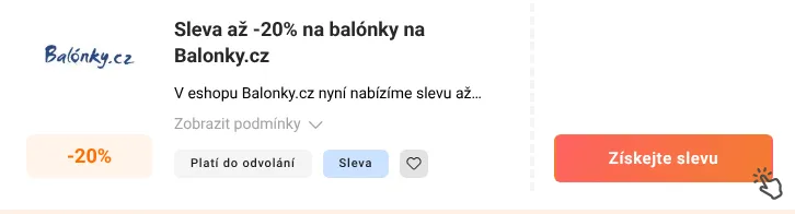 Jak využít slevu Balonky.cz