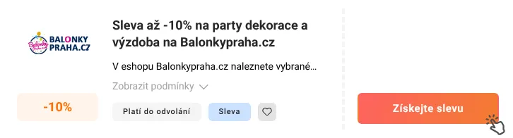 Jak využít slevu Balonkypraha.cz