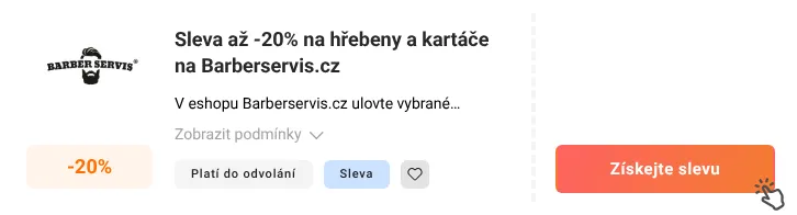 Jak využít slevu Barberservis.cz