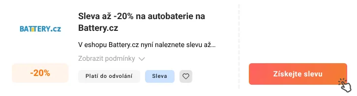 Jak využít slevu Battery.cz