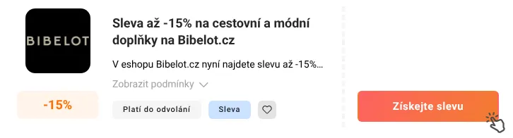 Jak využít slevu Bibelot.cz