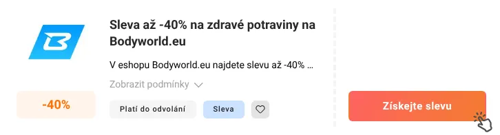 Jak využít slevu Bodyworld.eu