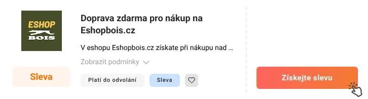 Jak využít slevu Eshopbois.cz