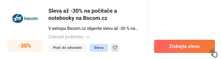 Jak využít slevu Bscom.cz