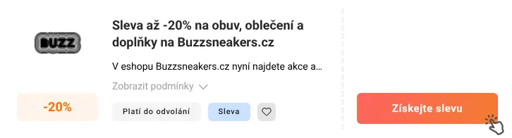 Jak využít slevu Buzzsneakers.cz