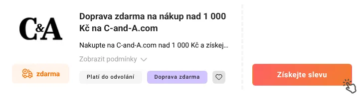 Jak využít slevu C-and-A.com
