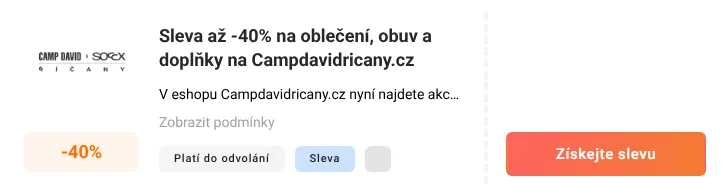 Jak využít slevu CampDavidRicany.cz