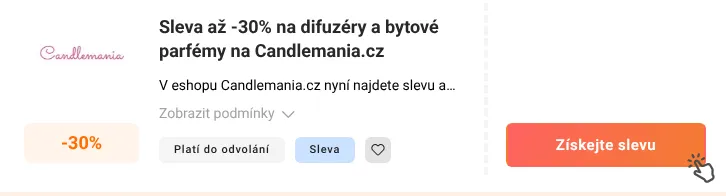 Jak využít slevu Candlemania.cz