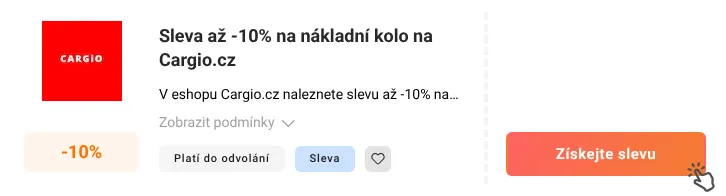 Jak využít slevu Cargio.cz