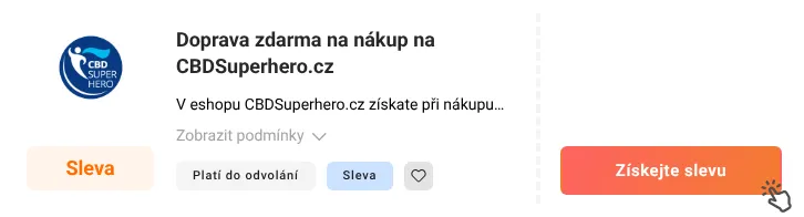 Jak využít slevu CBDsuperhero.cz