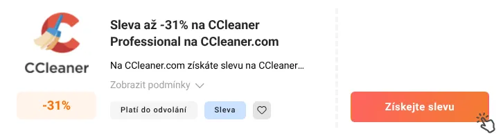 Jak využít slevu CCleaner.com