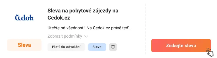 Jak využít slevu Cedok.cz