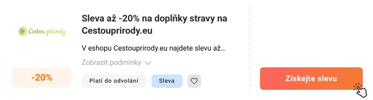 Jak využít slevu Cestouprirody.eu